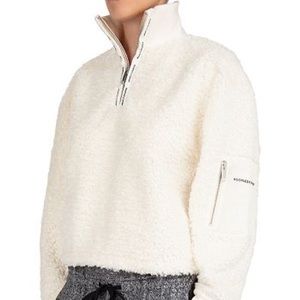 The Kooples x Sport Zip Detail Teddy Fleece - Size 1/S
